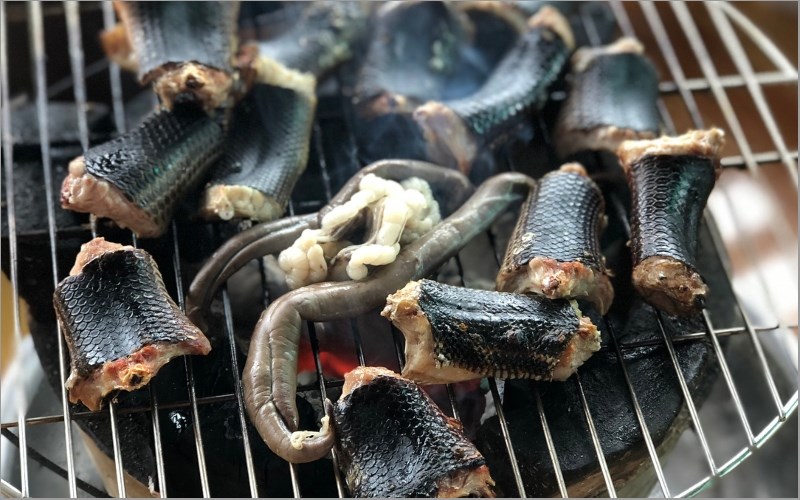 Rắn nướng