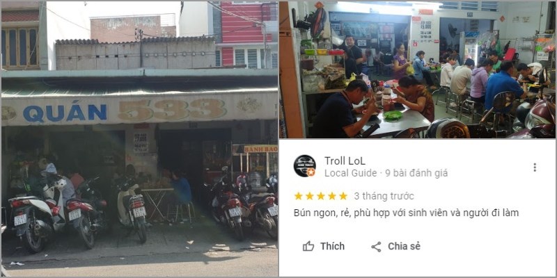Quán Bún Riêu 533