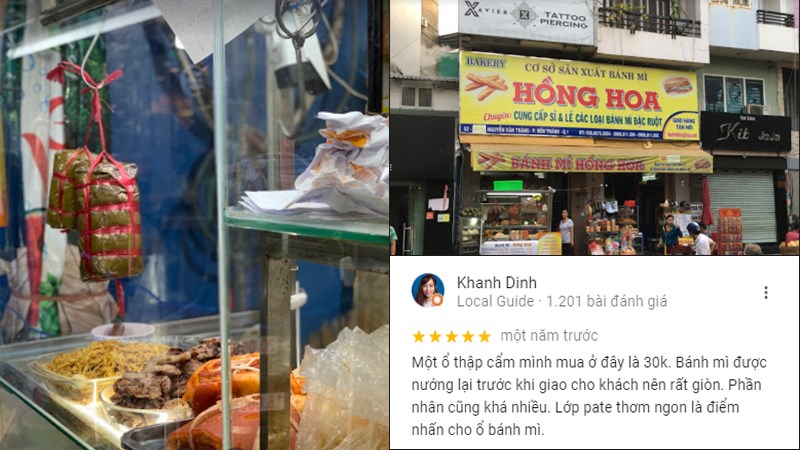 Quán Bánh Mì Hồng Hoa