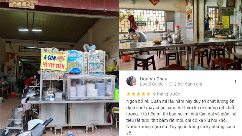 Quán Mì vịt tiềm A Cón