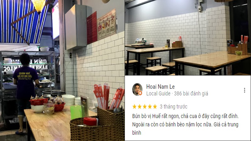 Quán Bún bò Huế Má Làm