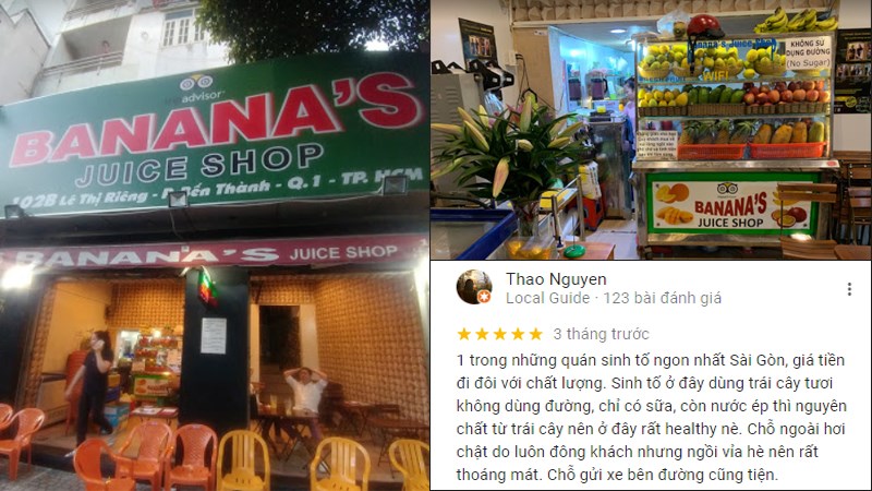 Quán Banana's Juice Shop