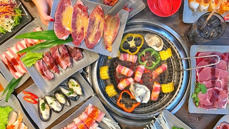 Trại bò BBQ