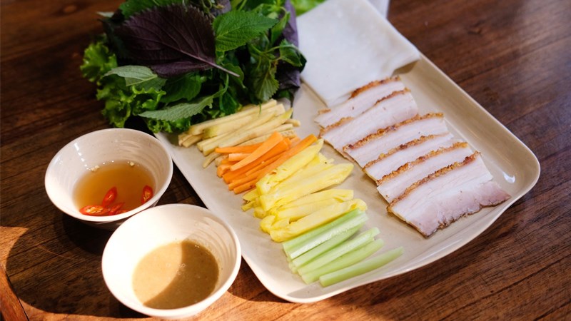 Bánh tráng thịt heo