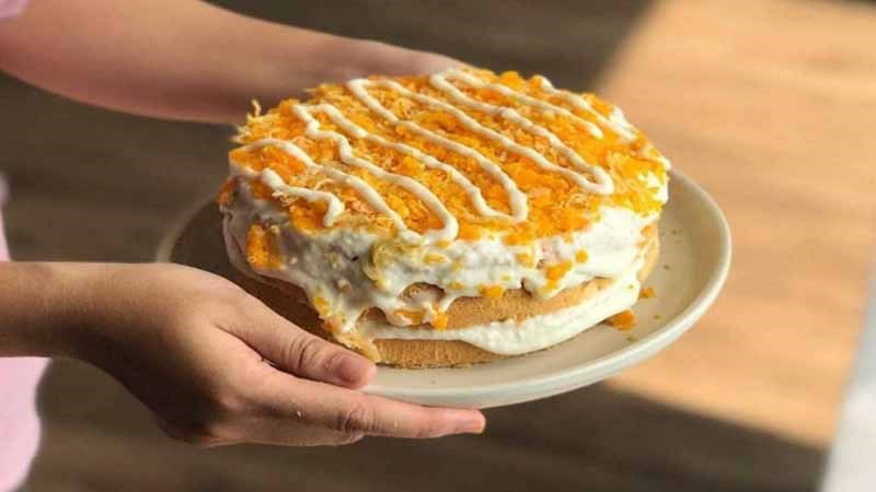 Bánh bông lan trứng muối