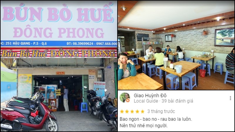 Quán Bún Bò Đông Phong 