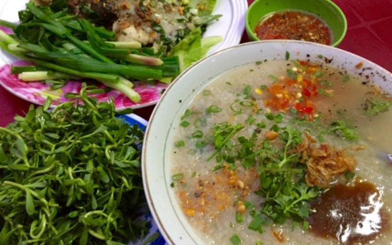Món ăn tại Quán Cháo Cá Miền Tây 