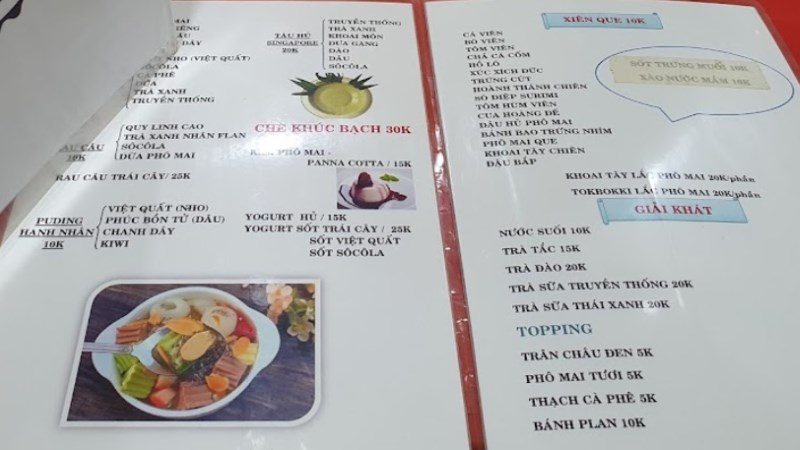 Quán Bánh Flan Quen Mà Lạ 