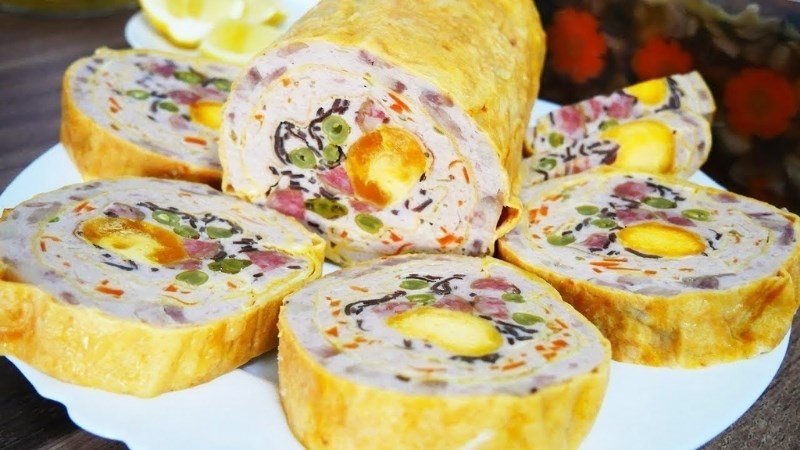 Chả giò hoa ngũ sắc