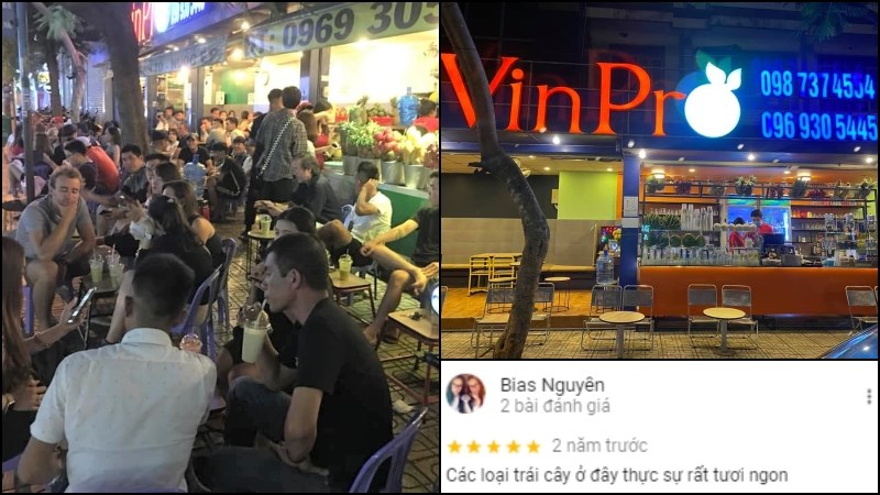 Quán Sinh tố Vinpro