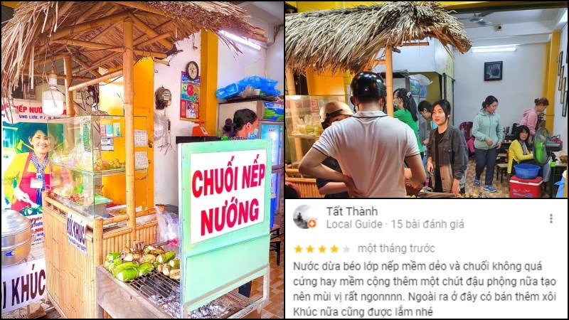 Quán Út Lúa - Chè chuối nếp nướng nam bộ 