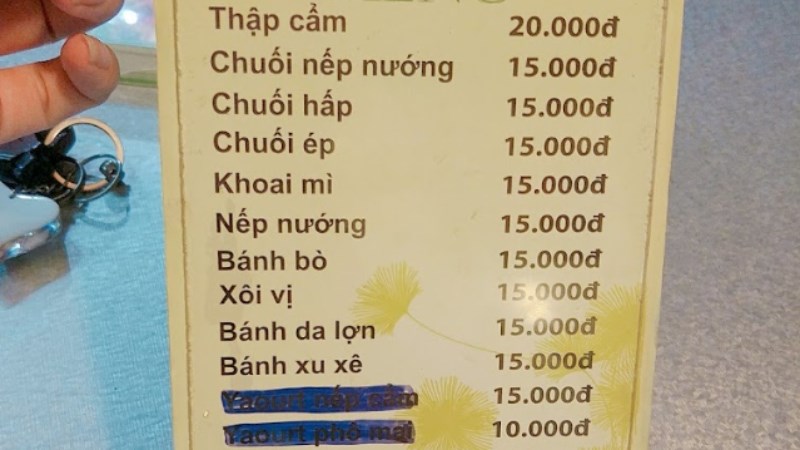 Quán Út Lúa - Chè chuối nếp nướng nam bộ 