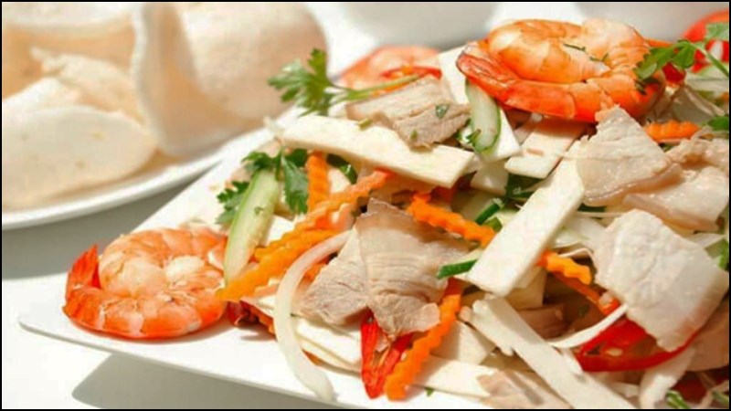 Gỏi củ hủ dừa