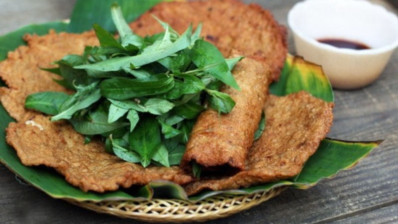 Bánh tráng chả cá