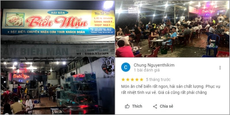 Quán Hải Sản Biển Mặn
