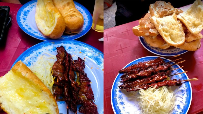 Quán A Tùng Bánh mì bò nướng bơ Campuchia