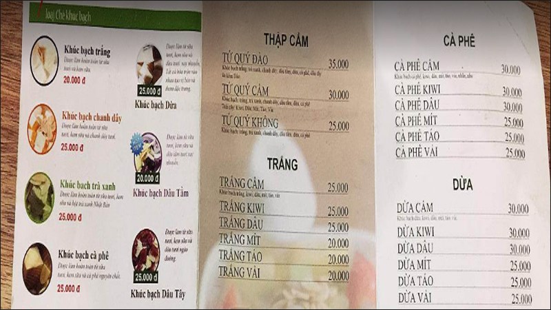 Quán Chè Khúc Bạch Thanh