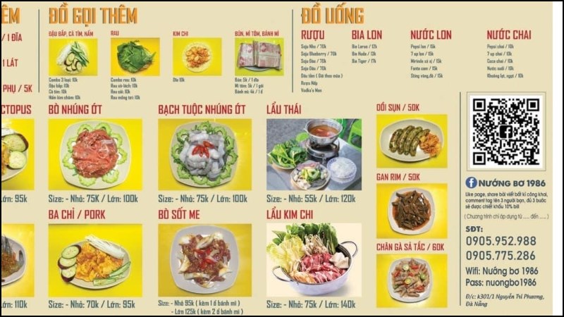 Quán Nướng Bơ 1986 