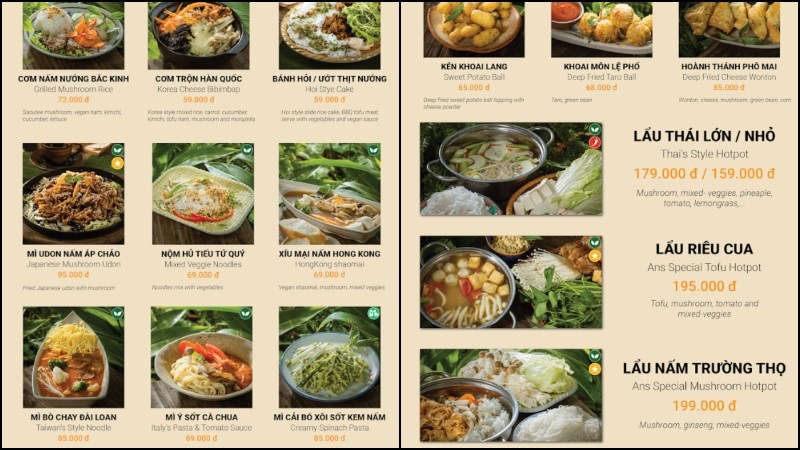 Nhà Hàng Chay Ans Vegetarian Cuisine 