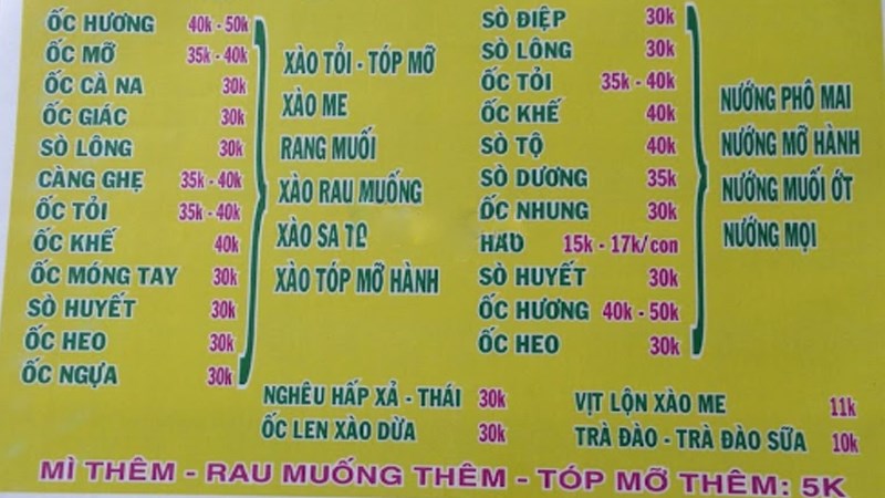 Quán Ốc Quỳnh