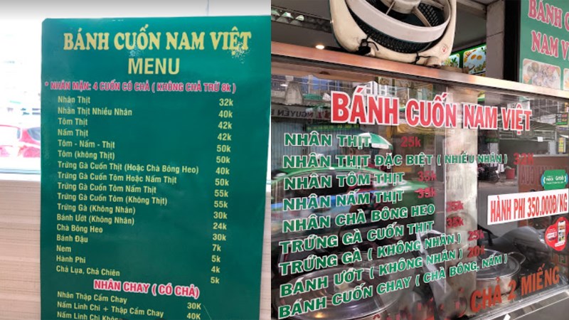 Quán Bánh cuốn Nam Việt