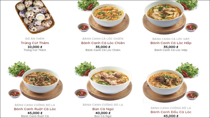 Quán Bánh canh cá lóc Cường Đô La