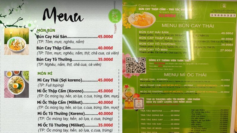 Quán Bún Cay Thái