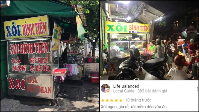 Quán Xôi Bình Tiên 