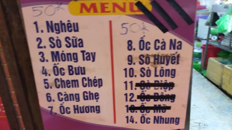 Quán Ốc Tô Xóm Chiếu 