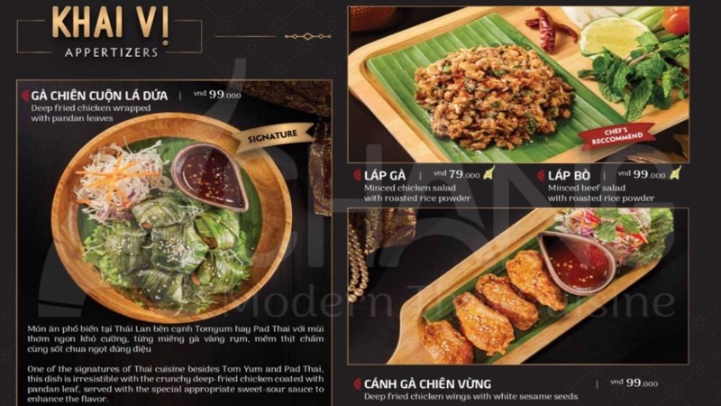 Nhà hàng Chang - Modern Thai Cusine 