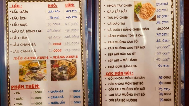 Quán Lẩu ếch Sáu Hiếu