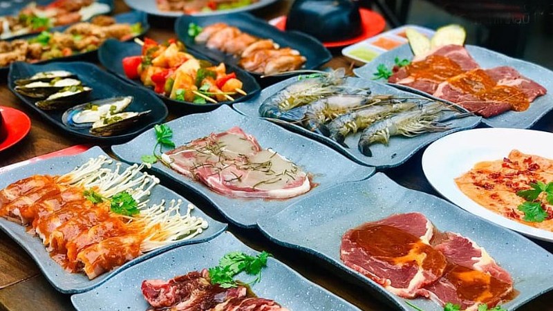 Trại bò BBQ