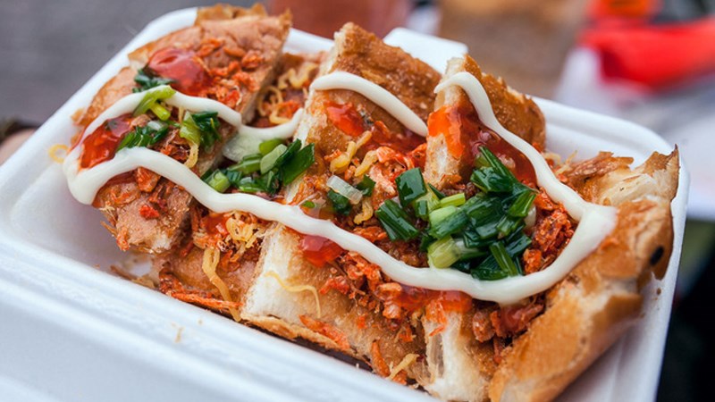 Bánh mì nướng muối ớt