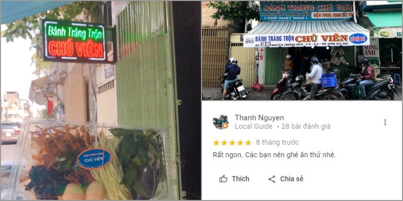 Quán Bánh tráng trộn chú Viên 