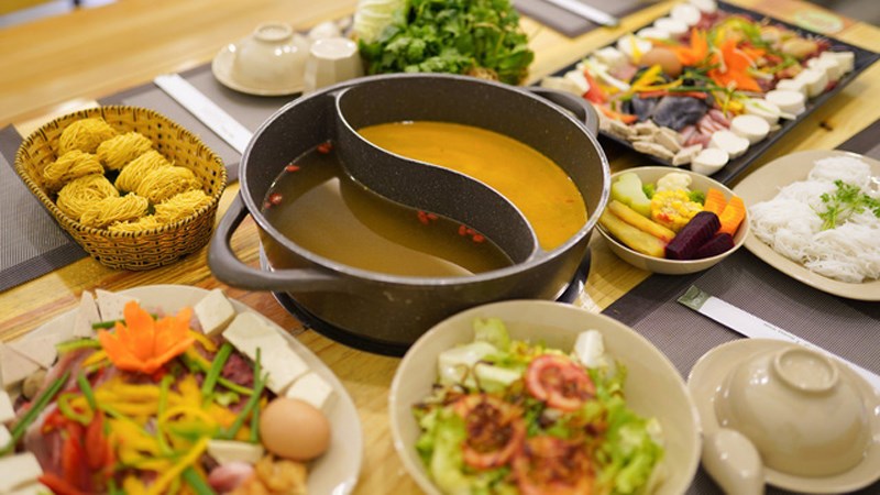 Buffet rau Đà Lạt