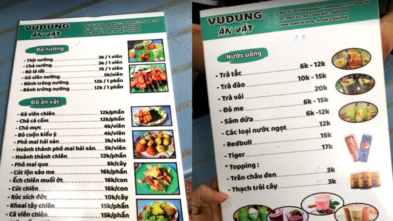 Quán Xiên nướng 2k cô Dung