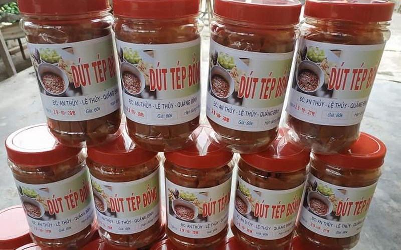 Nhút tép đồng Lệ Thuỷ