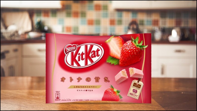 Kitkat vị dâu tây