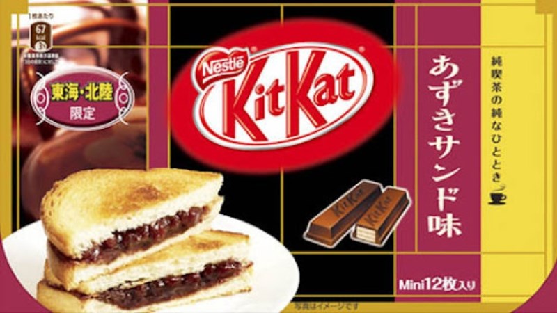Kitkat vị sandwich đậu đỏ