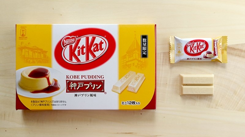 Kitkat vị Kobe pudding