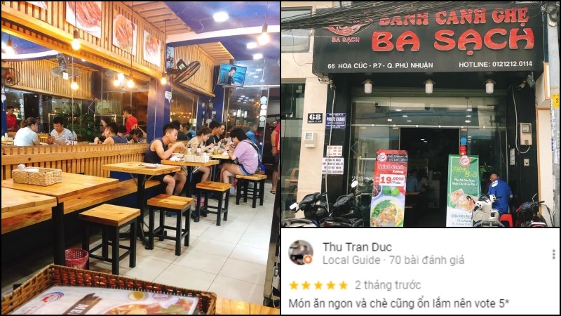 Quán Bánh Canh Ghẹ Ba Sạch 