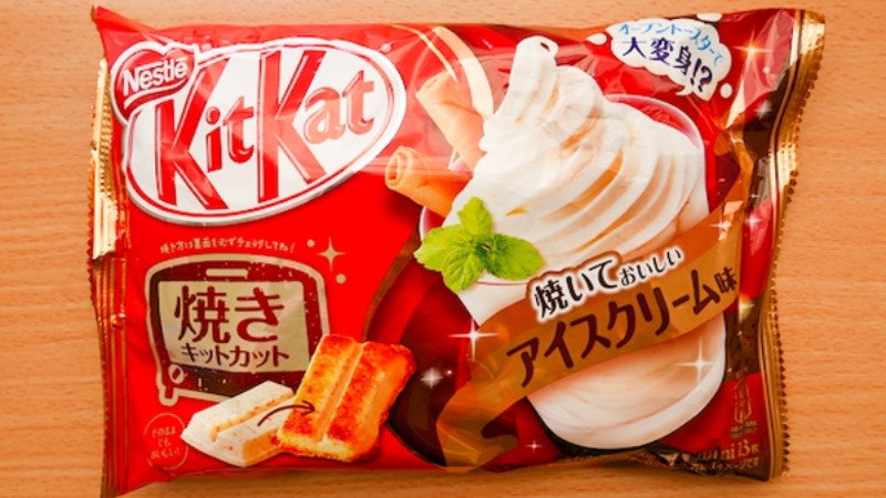 Kitkat nướng vị kem sữa