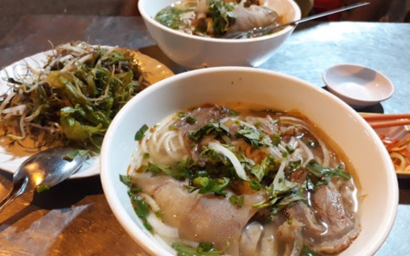 Món ăn tại Quán Bún bò Huế Thanh My 