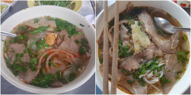 Món ăn tại Quán Bún bò Huế Thanh My 