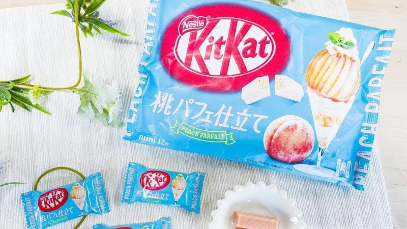 Kitkat vị đào parfait