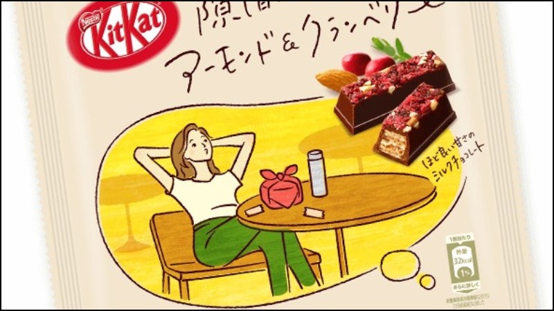 Kitkat vị nam việt quất hạnh nhân