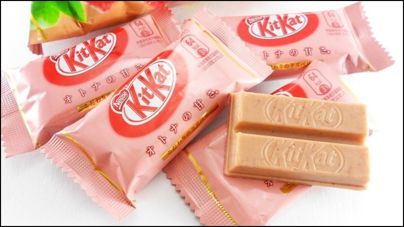 Kitkat vị mâm xôi