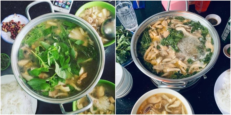 Món ăn tại Quán Lẩu Gà Lá É Tao Ngộ 