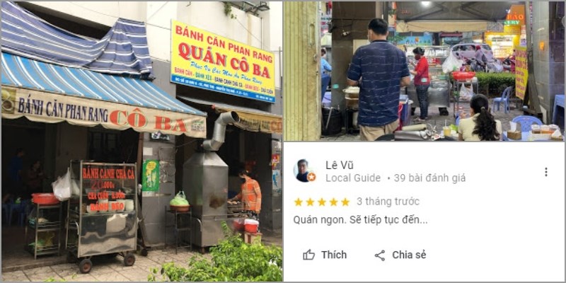 Quán Bánh xèo phan rang Cô Ba 