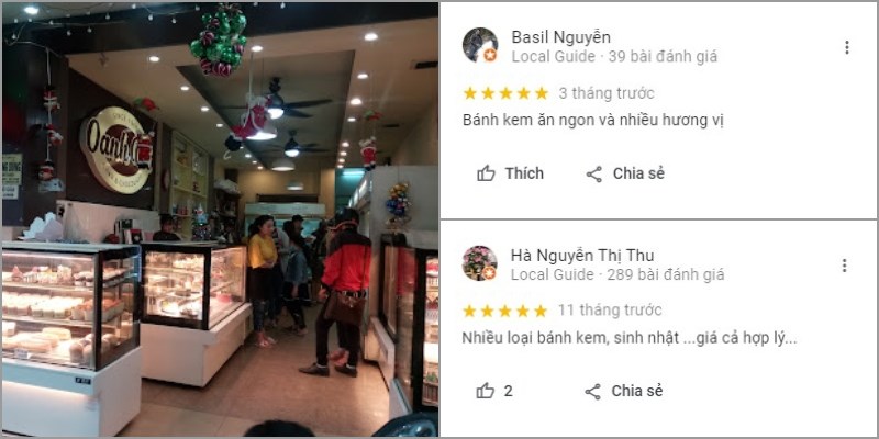 Tiệm Bánh Kem Oanh Vũ 